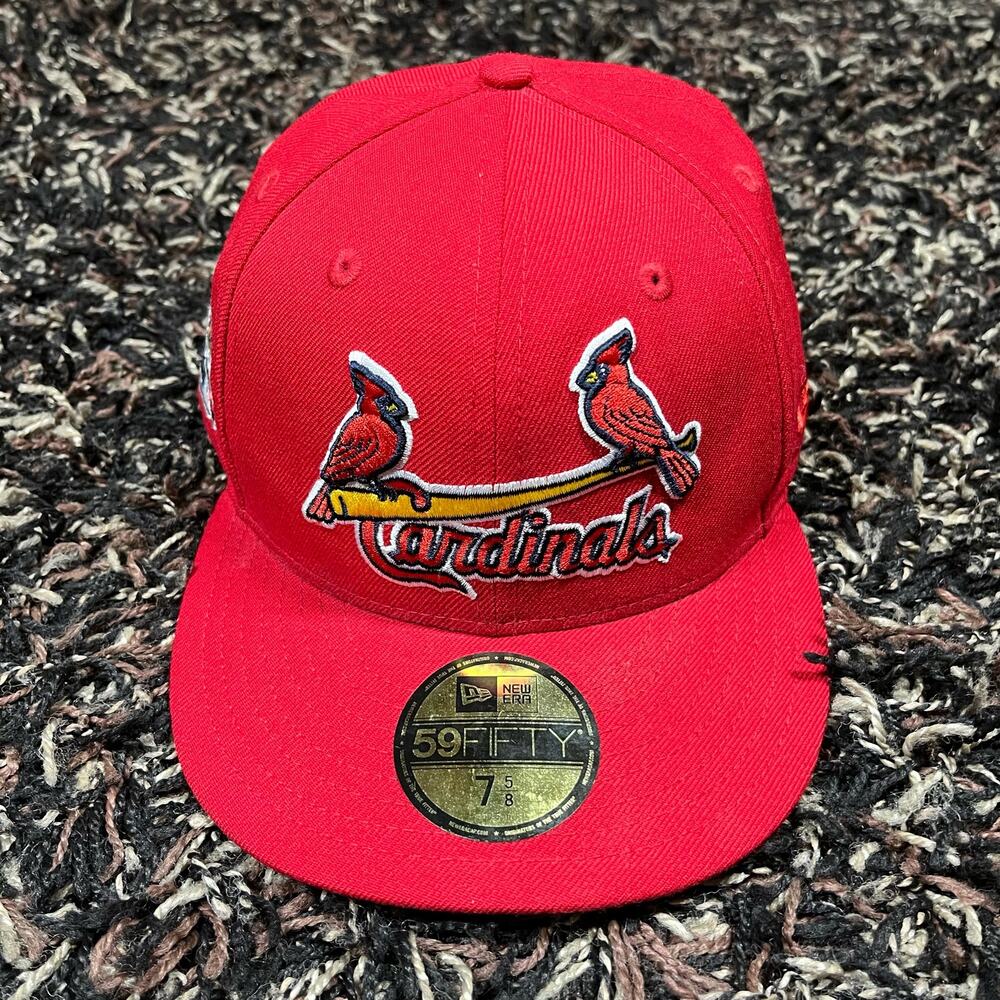 New Era St. Louis Cardinals 2009 All-Star Game Side Patch Sz 7 5/8 Preowned